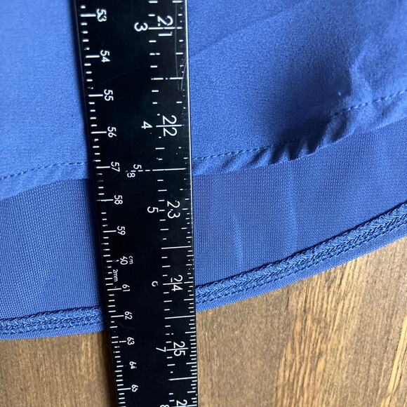 Ann Taylor LOFT Womens Blouse Blue Pleated Sleeveless Petite Small - Picture 7 of 10